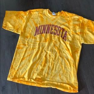 Minnesota Tie-Dye Cotton T-shirt